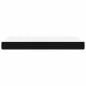 Preview: Taschenfederkernmatratze Mittel Schwarz 100x200x20 cm Stoff