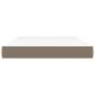 Preview: Taschenfederkernmatratze Mittel Taupe 140x190x20 cm Stoff