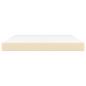 Preview: Taschenfederkernmatratze Mittel Creme 180x200x20 cm Stoff