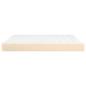 Preview: Taschenfederkernmatratze Mittel Creme 180x200x20 cm Stoff