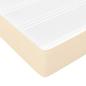 Preview: Taschenfederkernmatratze Mittel Creme 180x200x20 cm Stoff