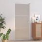 Preview: ARDEBO.de - Innentür 93x201,5 cm Weiß Mattglas und Aluminium