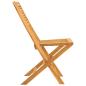 Preview: Klappstühle, 2 Stück, 47 x 62 x 90 cm, Massivholz Teak