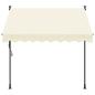 Preview: Markise Einziehbar Creme 250x150 cm Stoff und Stahl