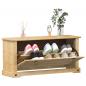 Preview: ARDEBO.de - Schuhschrank Corona 99x32x47 cm Massivholz Kiefer
