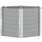 Preview: Garten-Hochbeet Verzinkter Stahl 129x129x77 cm Grau