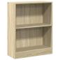 Preview: Bücherregal Sonoma-Eiche 60x24x76 cm Holzwerkstoff