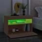 Preview: TV-Schrank mit LED-Leuchten Sonoma-Eiche 60x35x40 cm