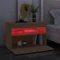 Preview: TV-Schrank mit LED-Leuchten Sonoma-Eiche 60x35x40 cm