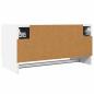 Preview: Kleiderschrank Weiß 70x32,5x35 cm Holzwerkstoff