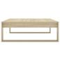 Preview: Couchtisch Sonoma-Eiche 100x100x35 cm Holzwerkstoff