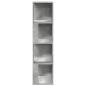 Preview: Eckregale 33 x 33 x 132 cm Engineered wood Betongrau