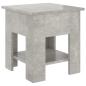 Preview: Couchtisch Betongrau 40x40x42 cm Holzwerkstoff