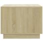 Preview: Couchtisch Sonoma-Eiche 55x55x43 cm Holzwerkstoff