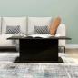 Preview: Couchtisch Schwarz 102x55,5x40 cm Holzwerkstoff