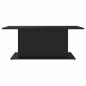 Preview: Couchtisch Schwarz 102x55,5x40 cm Holzwerkstoff