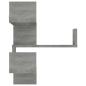 Preview: Wand-Eckregal Grau Sonoma 40x40x50 cm Holzwerkstoff