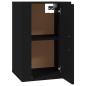 Preview: TV-Wandschrank Schwarz 40x34,5x60 cm