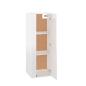 Preview: TV-Wandschrank Hochglanz-Weiß 40x34,5x100 cm