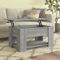 Preview: ARDEBO.de - Couchtisch Grau Sonoma 79x49x41 cm Holzwerkstoff