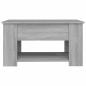 Preview: Couchtisch Grau Sonoma 79x49x41 cm Holzwerkstoff