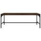Preview: Couchtisch Braun Eichen-Optik 100x50x35 cm Holzwerkstoff