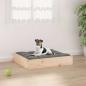 Preview: ARDEBO.de - Hundebett 51,5x44x9 cm Massivholz Kiefer