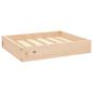 Preview: Hundebett 51,5x44x9 cm Massivholz Kiefer