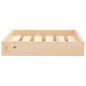 Preview: Hundebett 51,5x44x9 cm Massivholz Kiefer