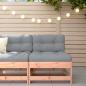 Preview: ARDEBO.de - Mittelsofa mit Kissen Massivholz Douglasie