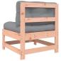 Preview: Mittelsofa mit Kissen Massivholz Douglasie