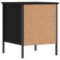 Preview: Nachttisch Schwarz 40x42x50 cm Holzwerkstoff