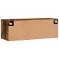 Preview: Wandschrank Räuchereiche 100x36,5x35 cm Holzwerkstoff
