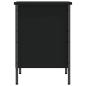 Preview: Schuhregal Schwarz 38x35x50 cm Holzwerkstoff