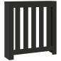 Preview: Heizkörperverkleidung Schwarz 78x20x82 cm Holzwerkstoff