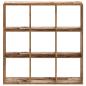 Preview: B?cherregal Altholz-Optik 102x32x102 cm Holzwerkstoff