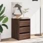 Preview: Kommode Braun Eichen-Optik 40x41x58 cm Holzwerkstoff