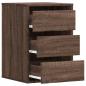 Preview: Kommode Braun Eichen-Optik 40x41x58 cm Holzwerkstoff