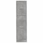 Preview: Apothekerschrank Betongrau 30x41x118 cm Holzwerkstoff
