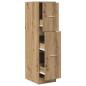 Preview: ARDEBO.de - Apothekerschrank Artisan-Eiche 30x41x118 cm Holzwerkstoff