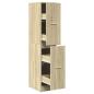 Preview: Apothekerschrank Sonoma-Eiche 30 x 41 x 144,5 cm Holzwerkstoff
