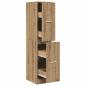 Preview: Apothekerschrank Artisian Oak 30x41x144,5 cm Holzwerkstoff