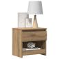 Preview: Nachttische 2 Stk. Artisan-Eiche 40x30x39 cm Holzwerkstoff