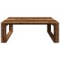 Preview: Couchtisch Altholz-Optik 100x100x35 cm Holzwerkstoff