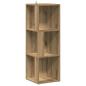 Preview: Eckregal Artisan-Eiche 33x33x100 cm Holzwerkstoff