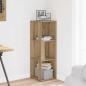 Preview: Eckregal Artisan-Eiche 33x33x100 cm Holzwerkstoff