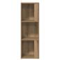 Preview: Eckregal Artisan-Eiche 33x33x100 cm Holzwerkstoff