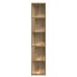 Preview: Eckregal Artisan-Eiche 33x33x165 cm Holzwerkstoff
