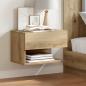 Preview: ARDEBO.de - Wand-Nachttisch Artisan-Eiche