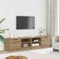 Preview: ARDEBO.de - TV-Schränke 2 Stk. Artisan-Eiche 80x35x36,5cm Holzwerkstoff